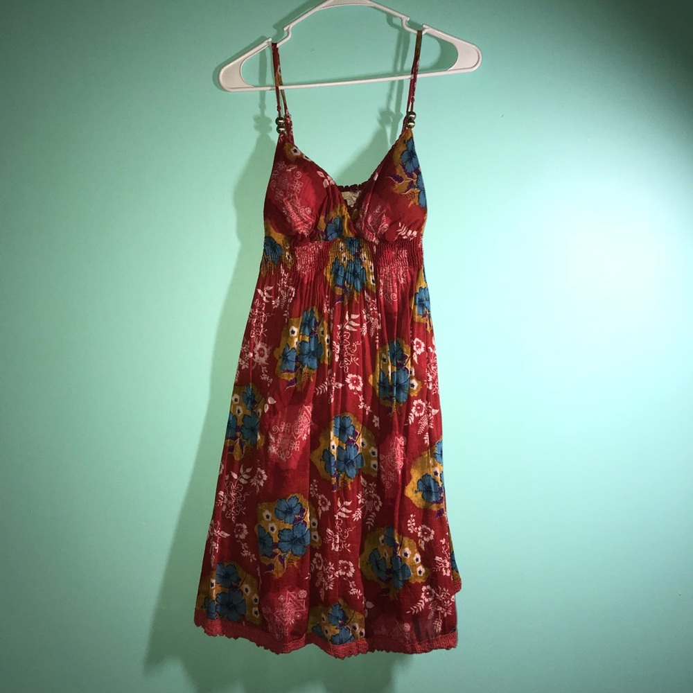 Floral patterned casual dress